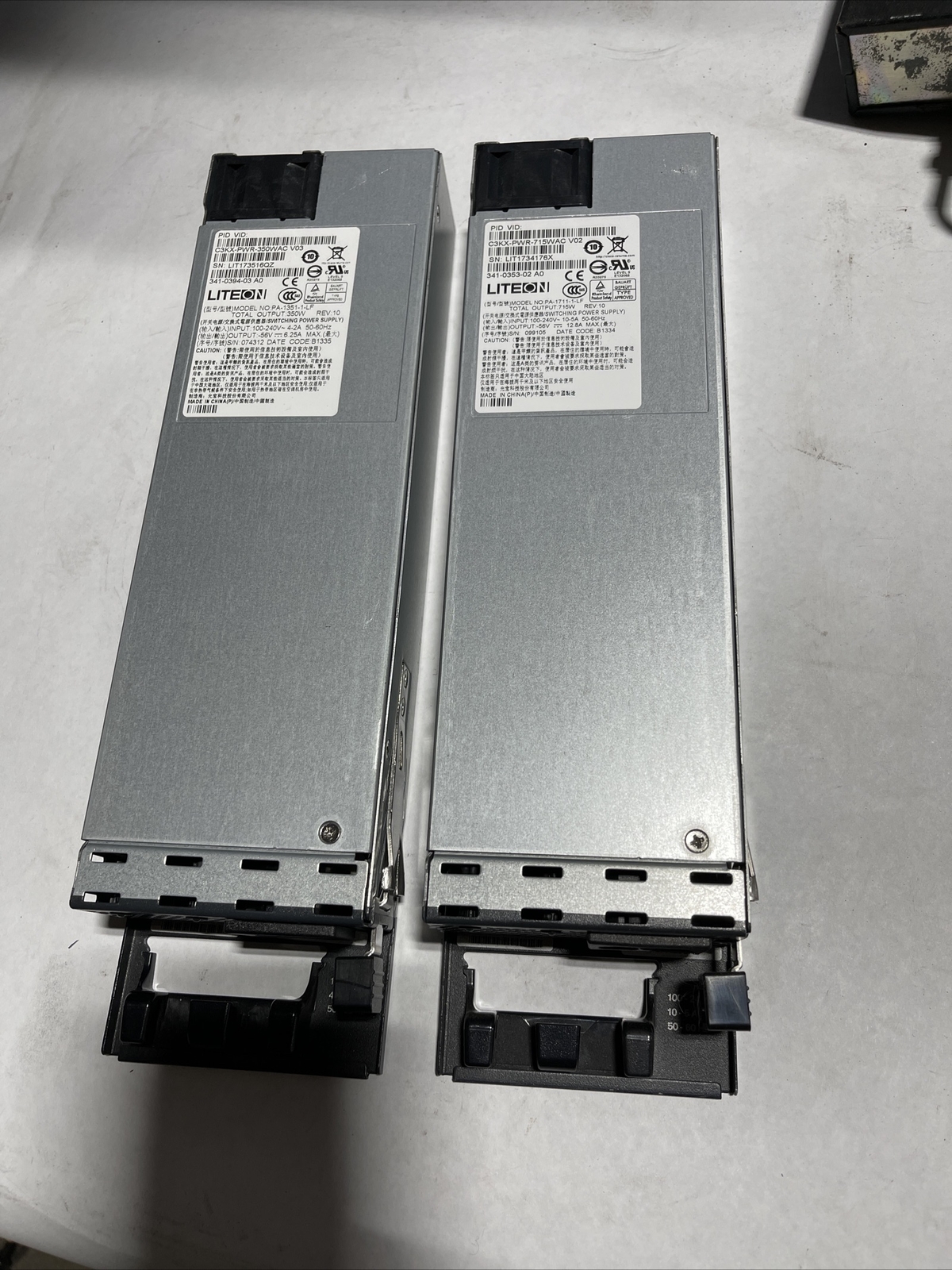 2Cisco C3KX-PWR-350WAC 341-0394-02 350W Power Supply Module for 3560-X