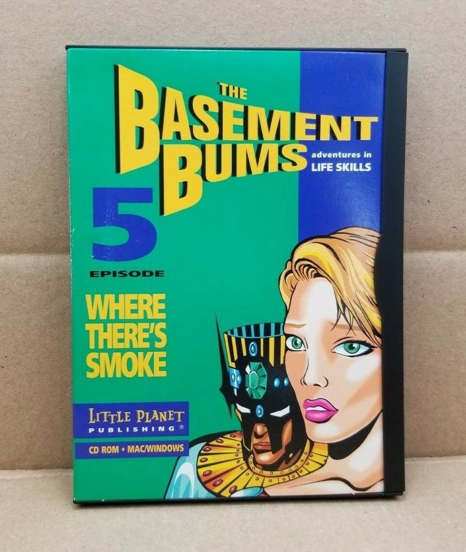 The Basement Bums Adventures In Life Skills Episode 5 Where There's Smoke CD-ROM