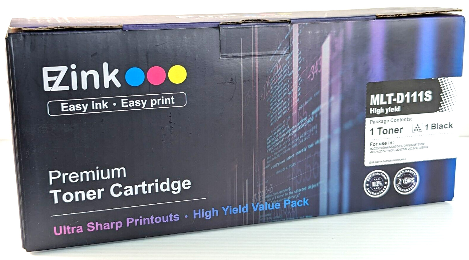 EZink Premium Toner Cartridge MLT-D111S High yield 1 Pack
