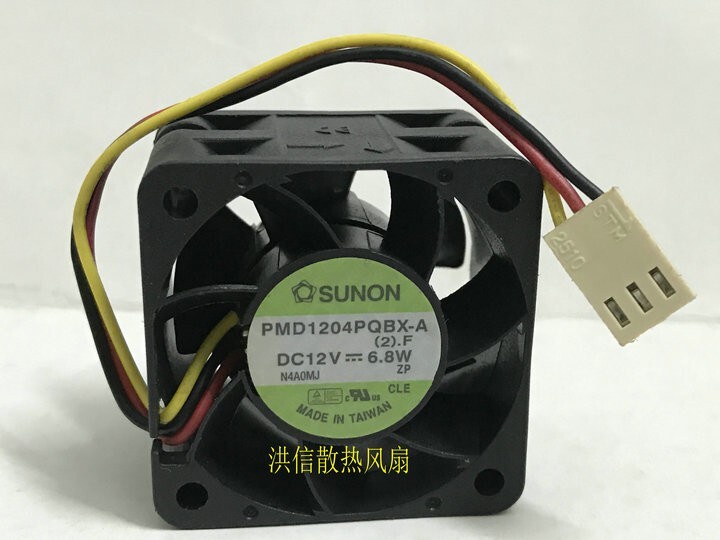 SUNON 4028 PMD1204PQBX-A DC12V 6.8W high speed cooling fan 3pin