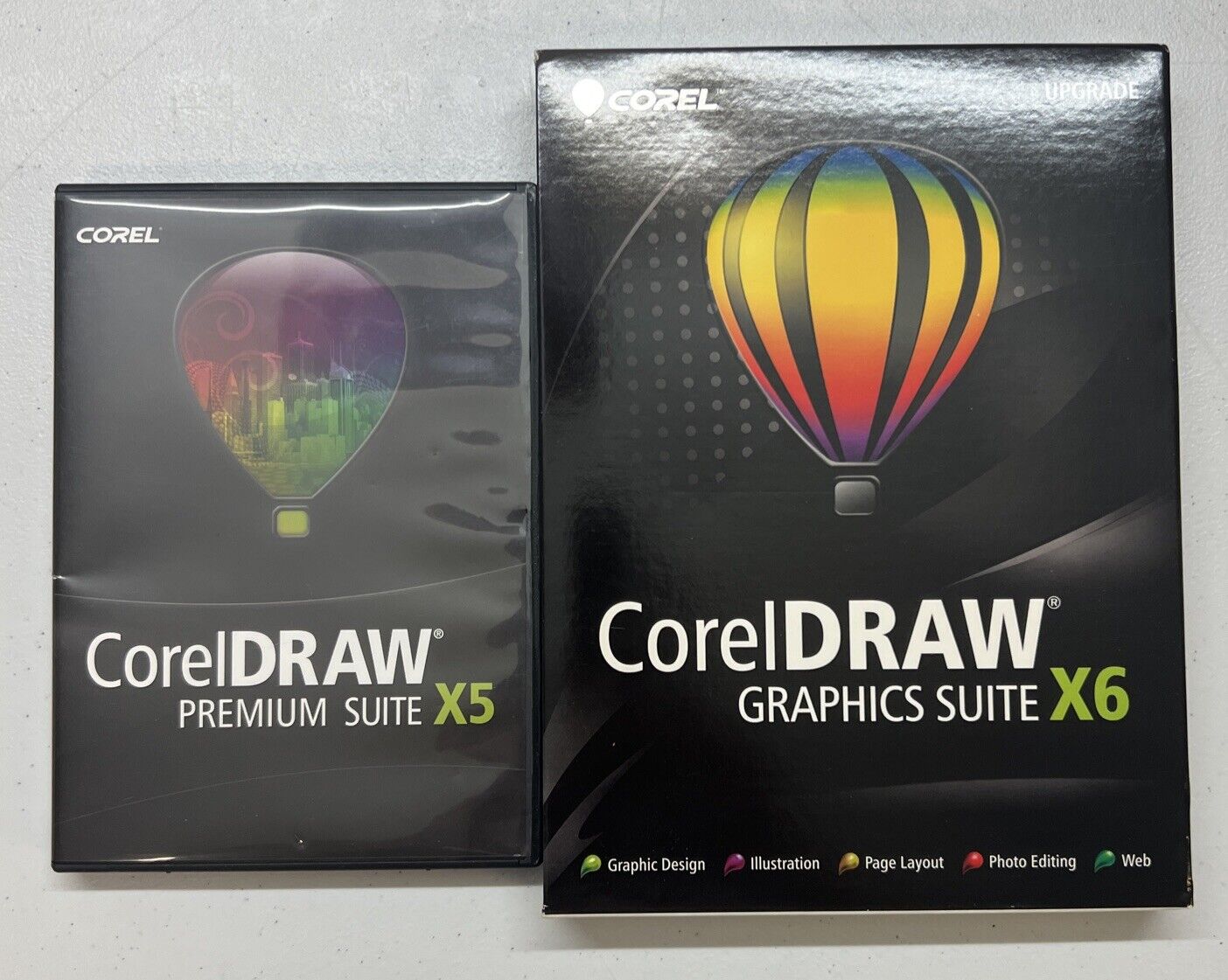 Corel Draw Graphics Suite X6 Upgrade Software Graphic Design Manual and Disc