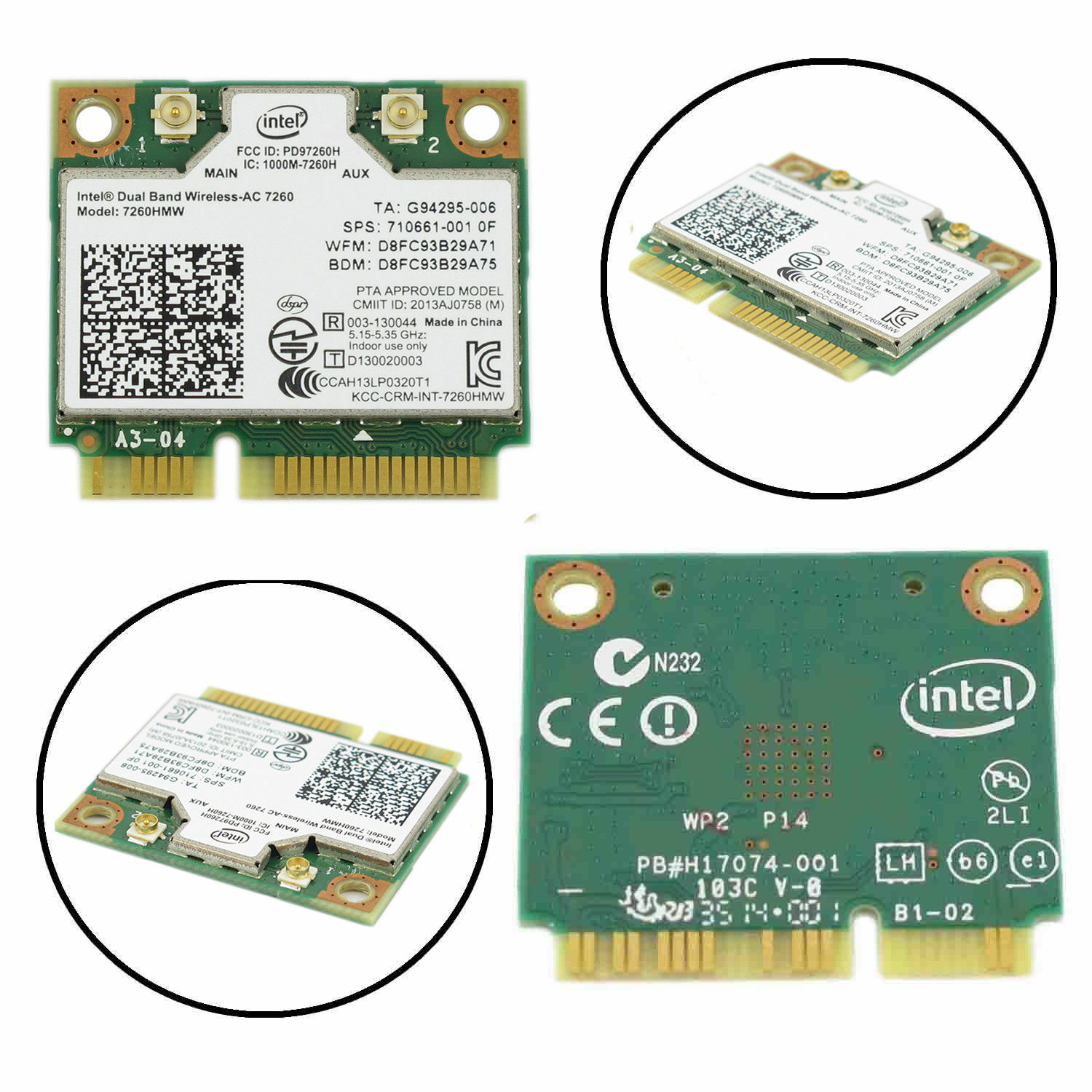 710661-001 7260HMW Wireless Network For HP EliteBook 820 840 850 860 ZBOOK 14 15