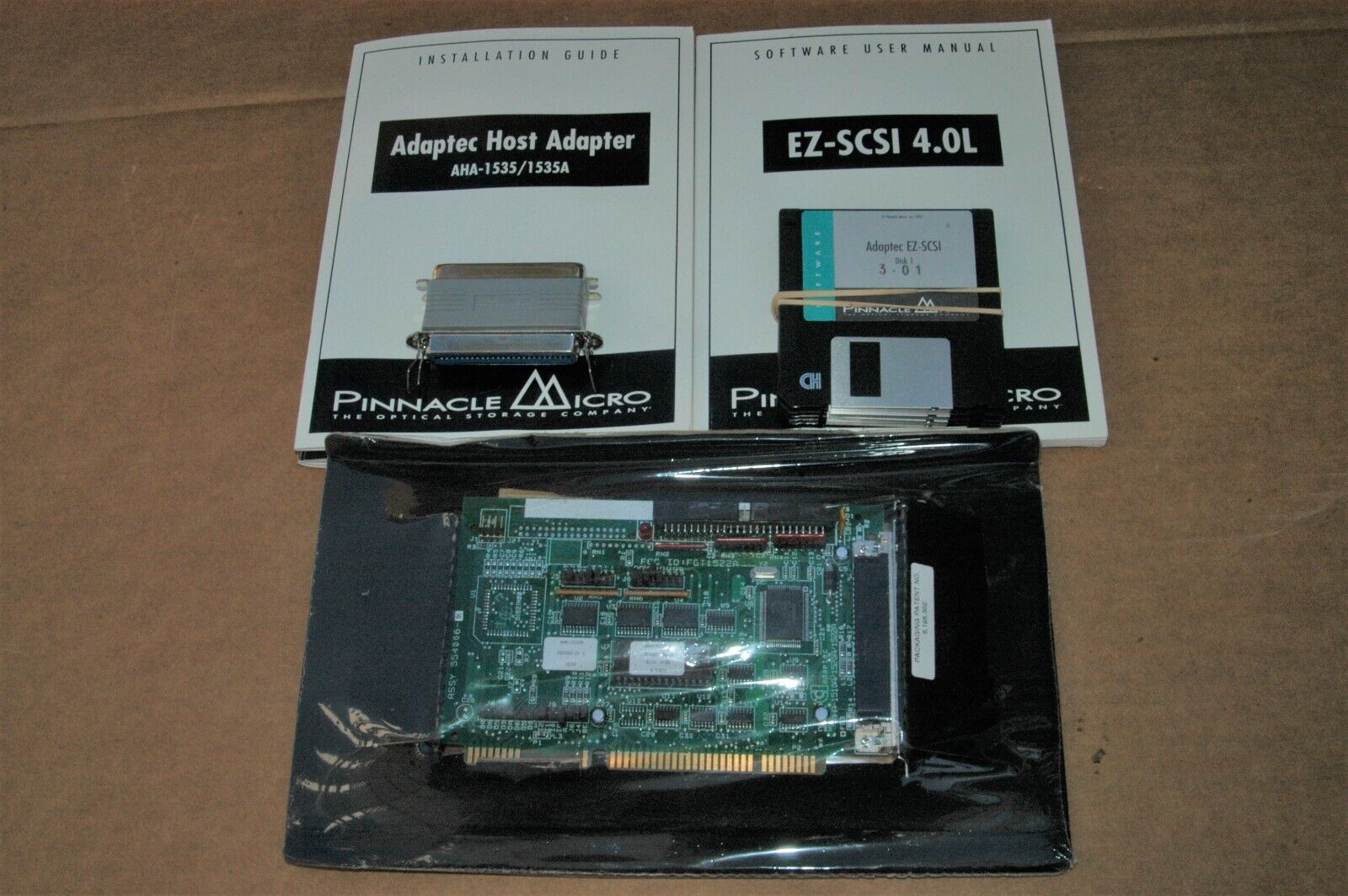 ADAPTEC AHA-1520A ISA SCSI 16 BIT INTERFACE card, new old stock, AS-IS
