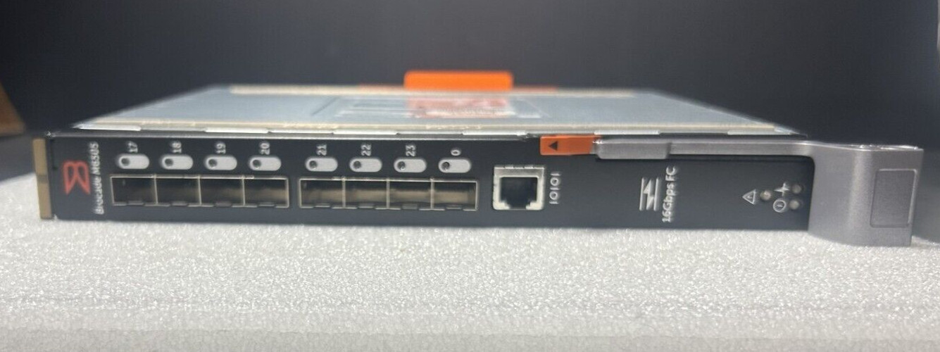 Dell 1K4W5 Brocade M6505 16Gbps FC Fiber Channel SFP+ Channel Switch UNTESTED