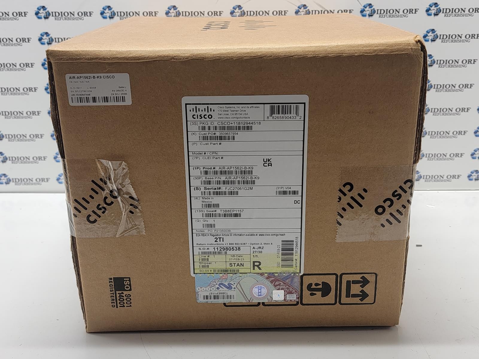 Cisco Air-AP1562I-B-K9 Access Point New in Box SKU 25566