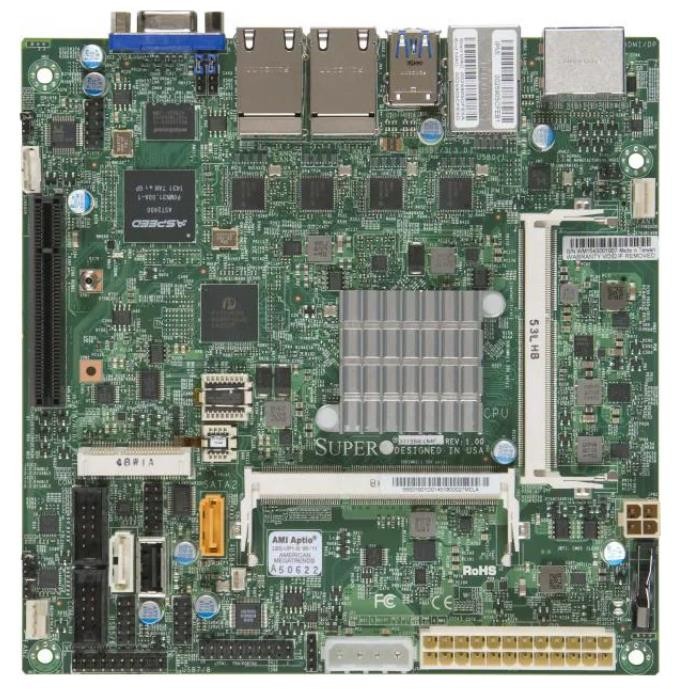 Supermicro X11SBA-LN4F-B Intel Pentium N3710 DDR3 Mini-ITX Motherboard