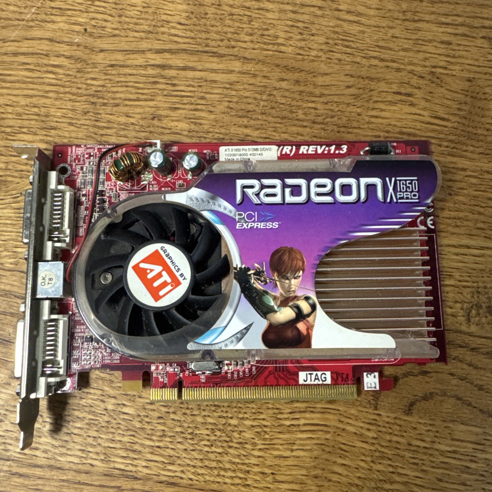 ATI Radeon X1650 Pro 512MB DDR2 PCIe x16 Dual DVI Video Graphics Card