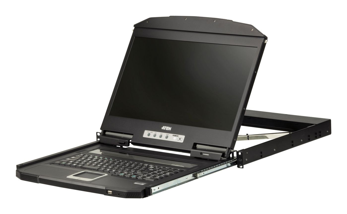 Aten W125766675 CL3100NX-ES 1U Short Depth USB VGA Single Spanish Keyboard ~E~