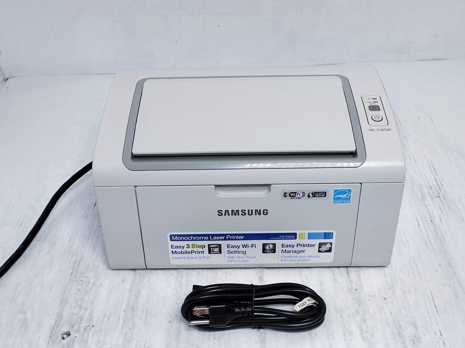 Samsung ML-2165W Monochrome Laser Printer Compact Wireless Wifi Need Toner