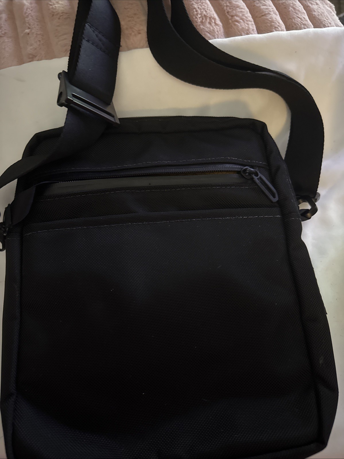 Waterfield Designs Essential Crossbody Black 12 Inches Tall 10 Inches Wide