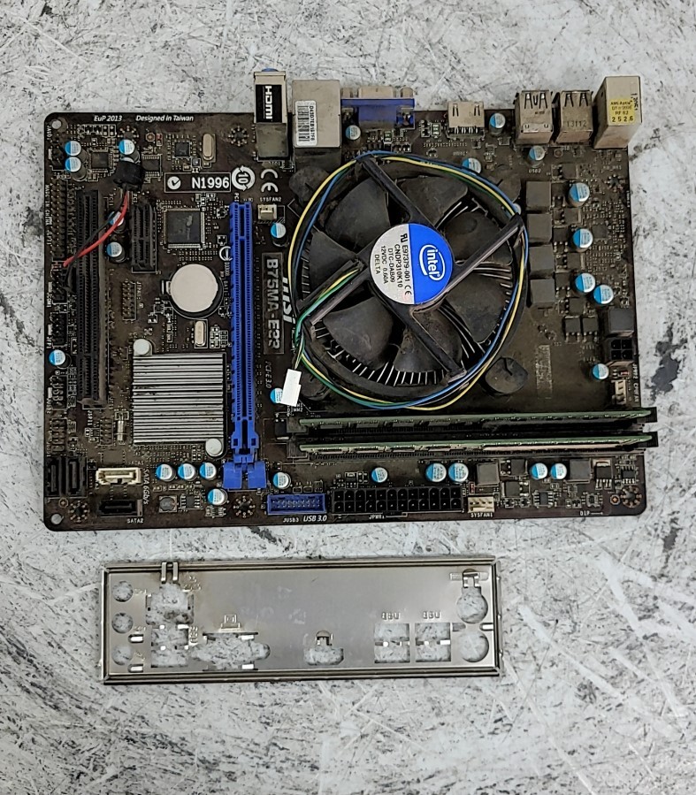 MSI MS-7808 Motherboard INTEL CORE I3-2100 4GB SEE NOTES