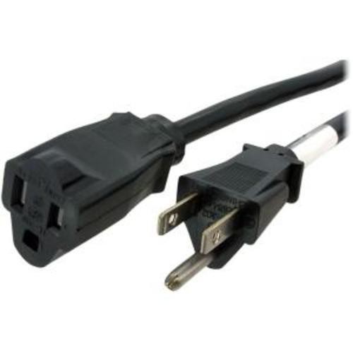 StarTech PAC10125 25 ft Power Cord Extension - NEMA 5-15R to NEMA 5-15P-25ft