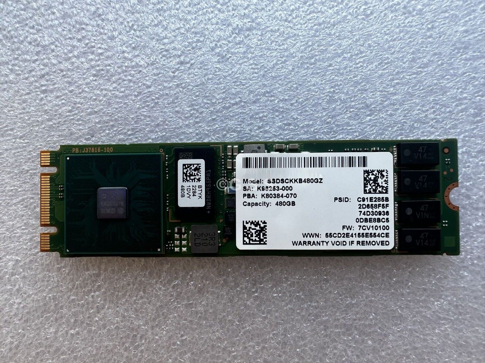 Open Box Intel SSDSCKKB480GZ01 480GB 22mmX80mm Solid State Drive