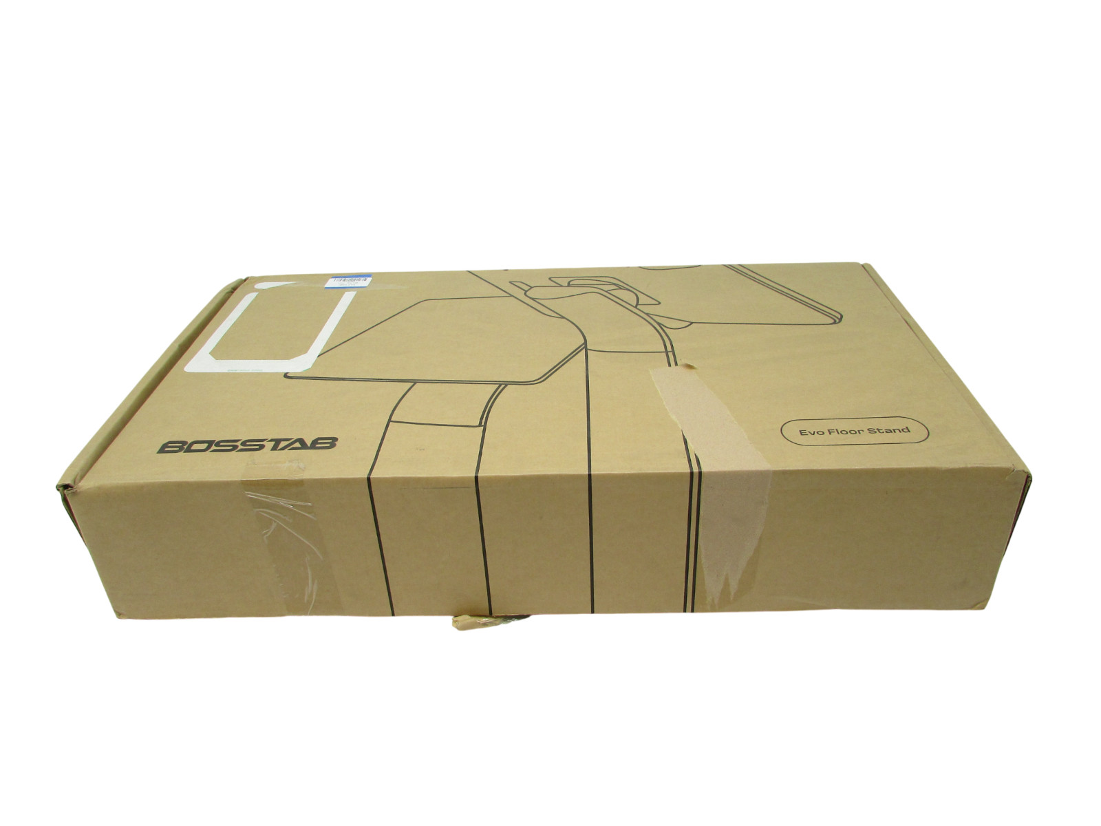 New Open Box BossTab Elite Evo 10.2" Black iPad Stand Floor Stand Tablet Kiosk