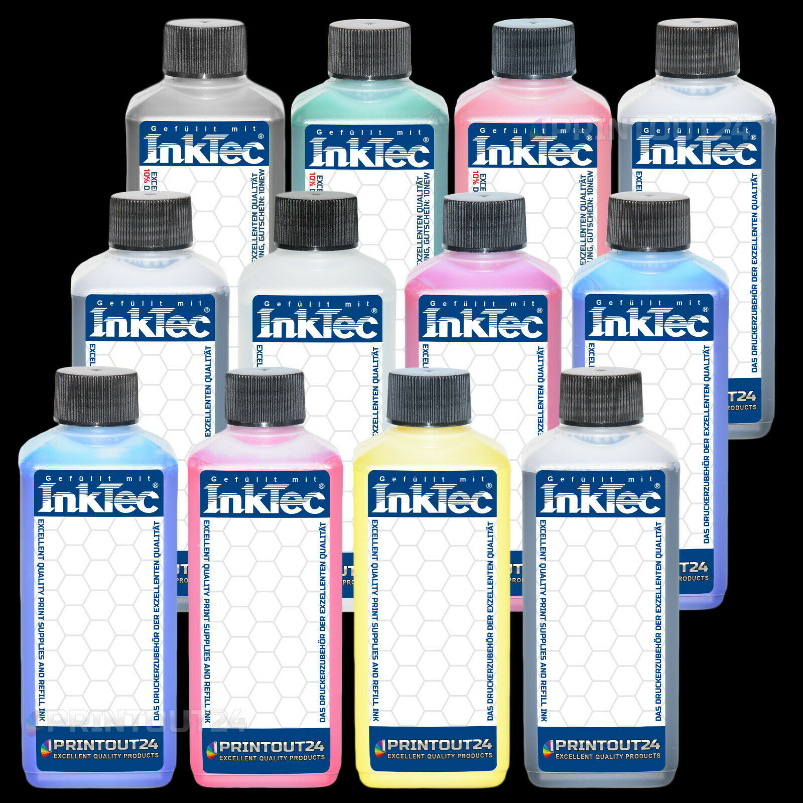 3L InkTec® Pigment Refill Ink For Canon PFI-301 PFI-701 PFI-702