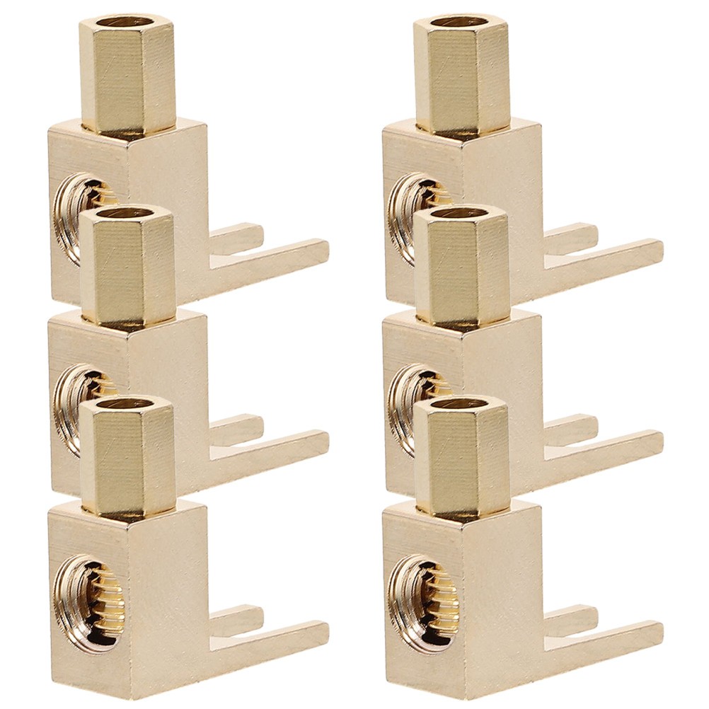 Vintage Style Plated Copper Speaker Wire Connector for Hifi