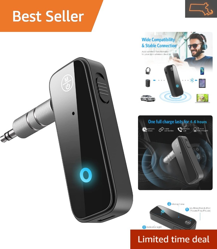 Enhance Your Audio Experience: Bluetooth 5.0 Adapter for Car and Home Stereo