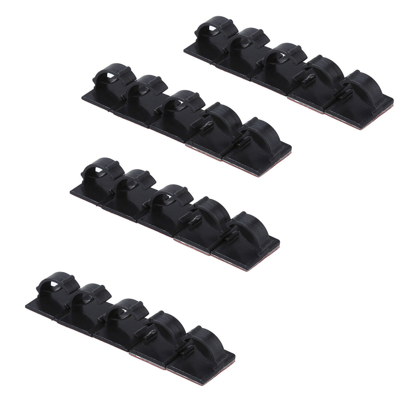 20 Pack Self-Adhesive 3M Wire Tie Cable Clamp Clip Holder For Car Dash Camera D