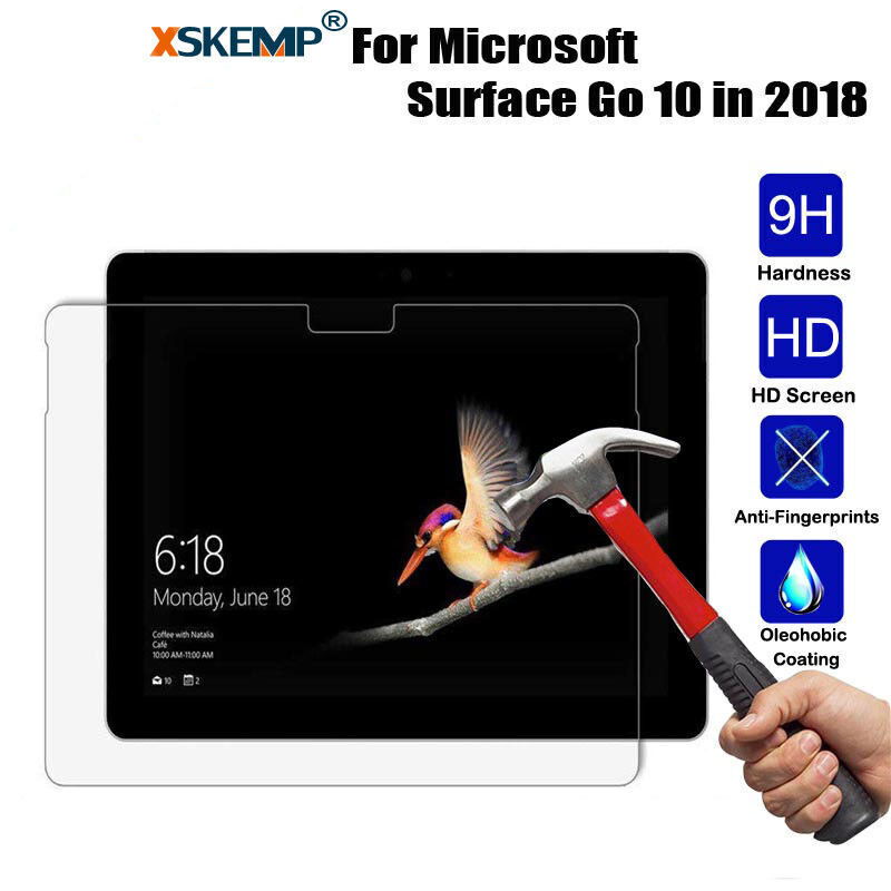 2Pcs For Microsoft Surface Go 10 1 2 3 Tablet Tempered Glass Screen Protector