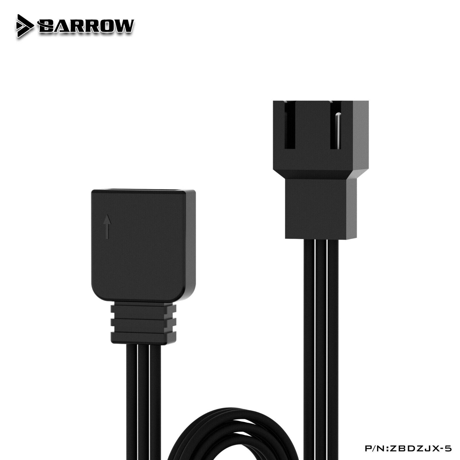 ZBDZJX-5 5v 3Pin aRGB Adapter Cable for All Barrow LRC 2.0 Water Block LED 40CM 