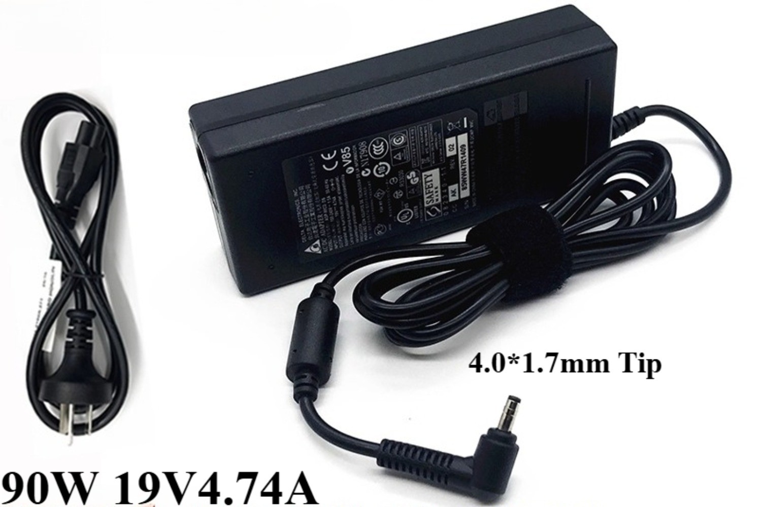 Genuine Delta 90W 19V4.74A Charger 4.0*1.7mm Tip Power Supply AC Adapter