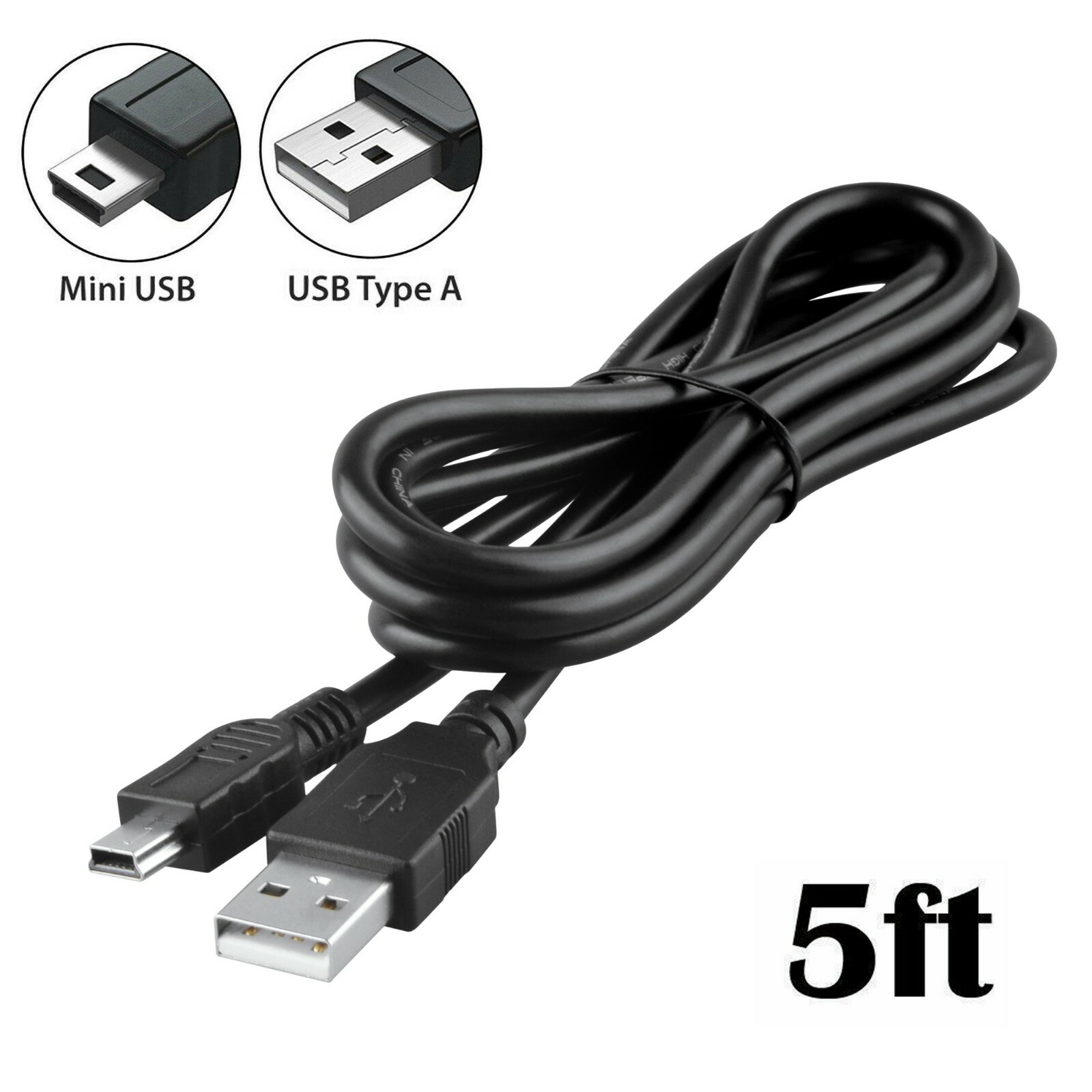 Fite ON 5ft USB Data Charging Cable Cord for Wacom Bamboo intuos4 intuos5 Tablet