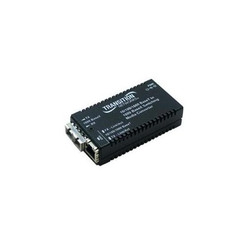 Transition Networks M/GEPSWSX01NA Media Converter 10/100/1000BTX