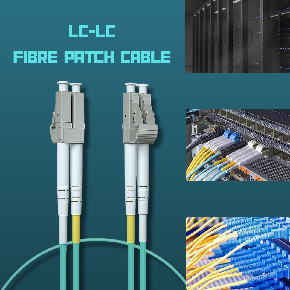 Duplex Fiber Optic Patch Cable -1m/2m/3m/5m/7m/10m/15m Lc To Lc Multimode Duplex