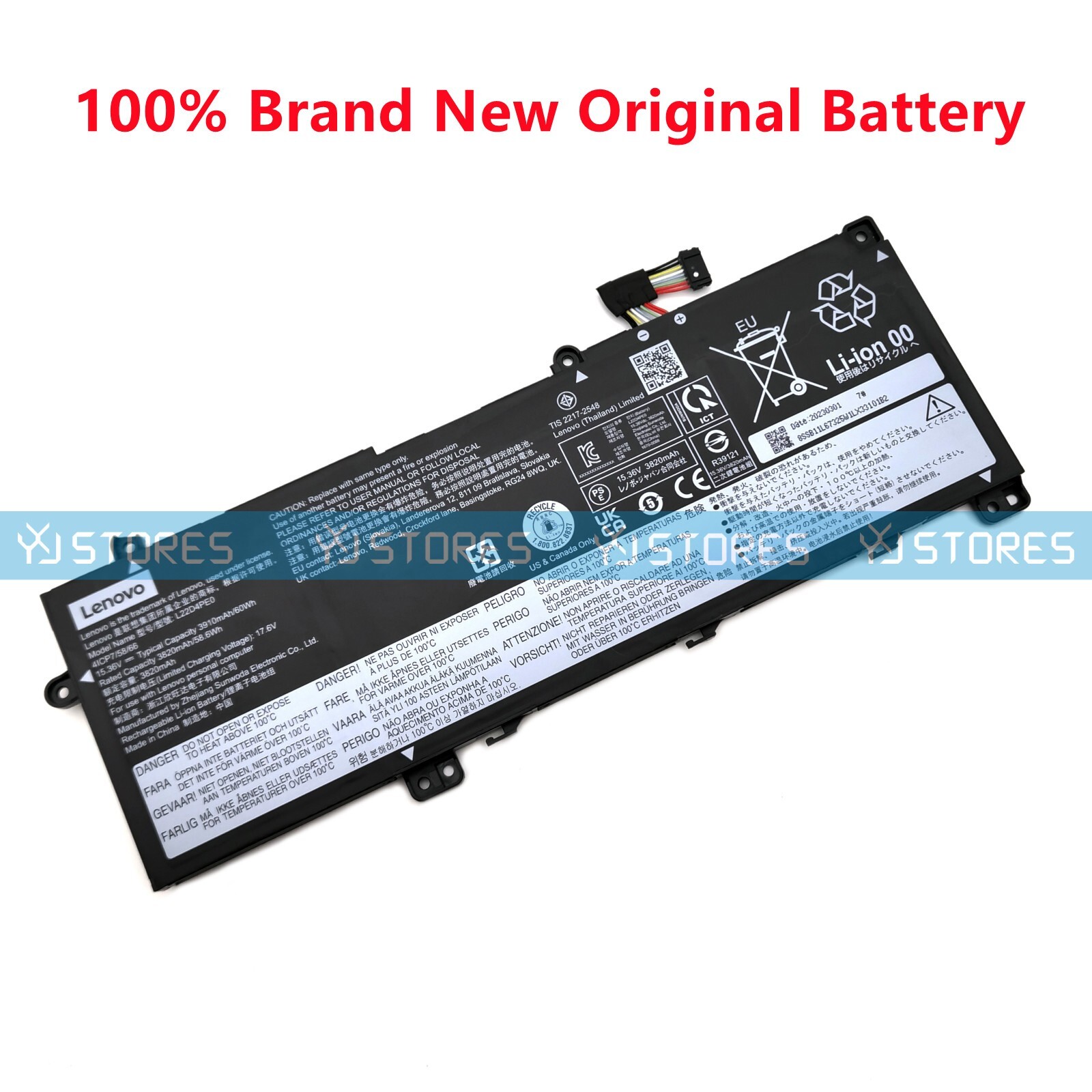 Genuine L22B4PE0 L22C4PE0 L22L4PE0 Battery for Lenovo ThinkBook 14 G6 IRL/ABP