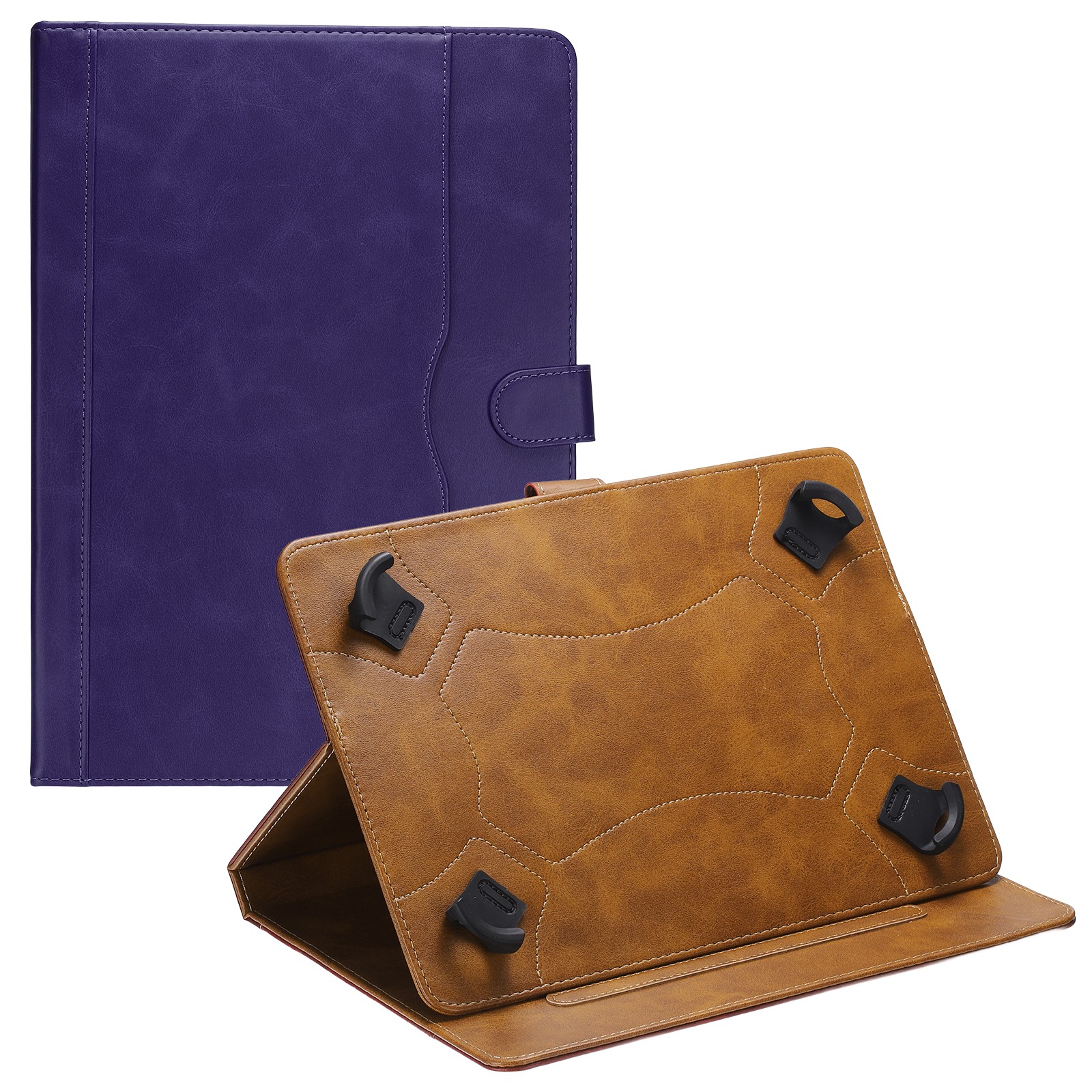 Tablet Case 11.8 x 8.5" PU Leather Protective Case for 11-12.4" Tablet, Purple