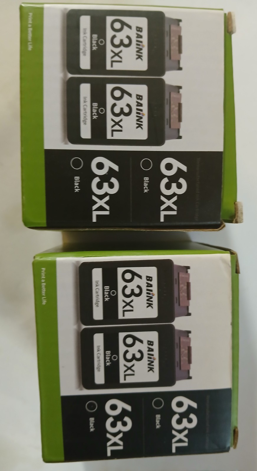 63XL Black Ink Cartridge Open But Not Used 4 Cartridges $6.25 Each