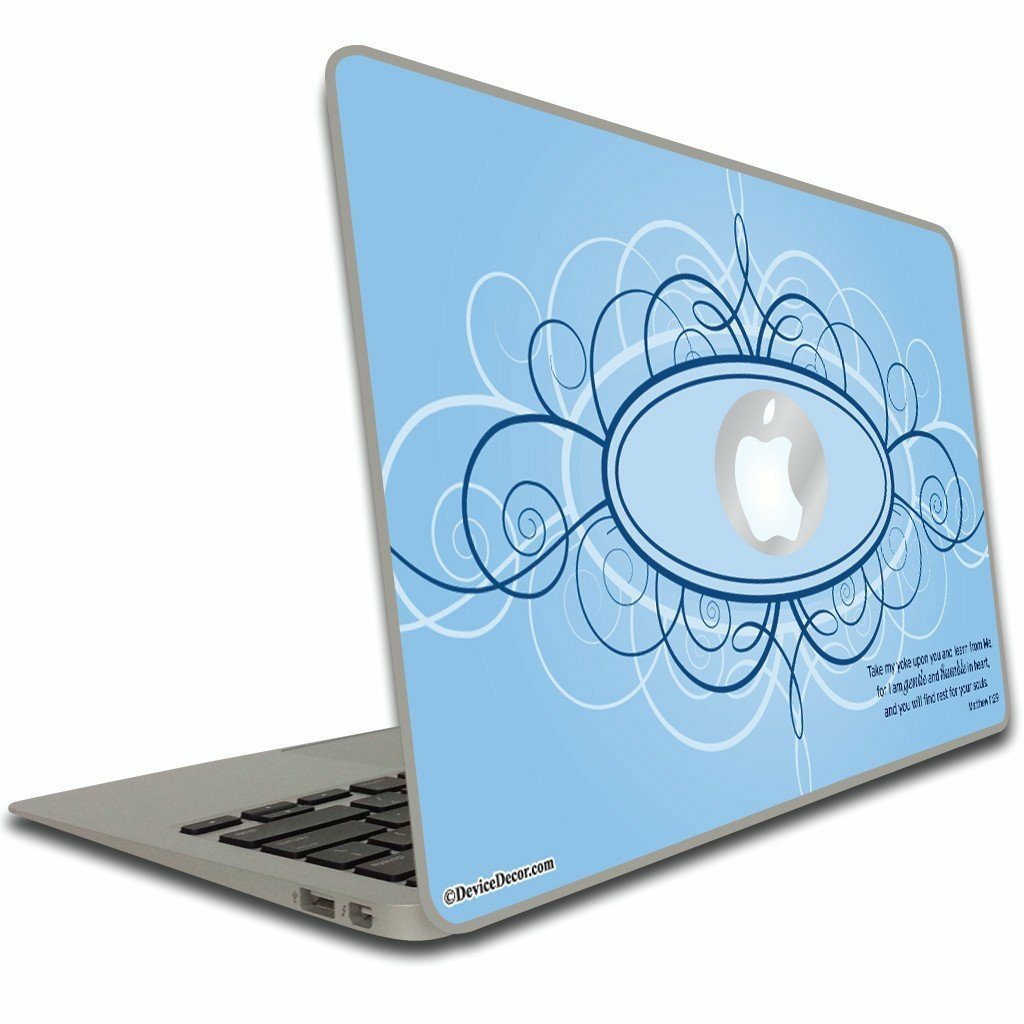 Matthew 11:29 Bible Verse Macbook Air or Macbook Pro Skin - 