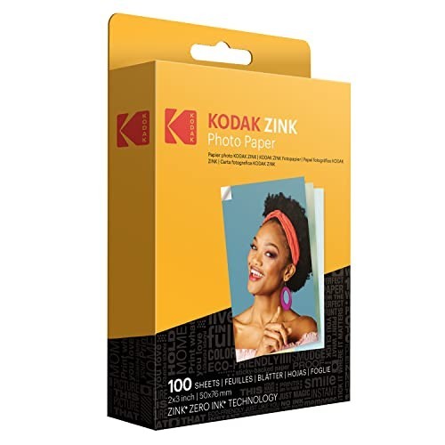 2x3 Photo Paper, 100 Sheets, Glossy, Sticky Back, Water Resistant Prints
