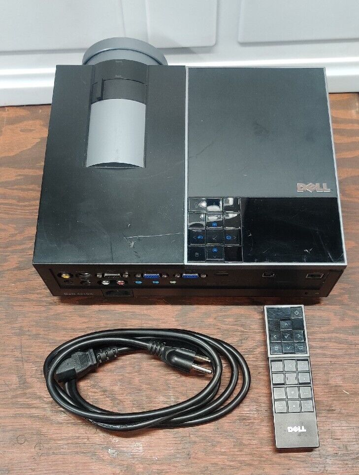Dell 4210X DLP XGA  Projector w/ remote, tested WORKS 