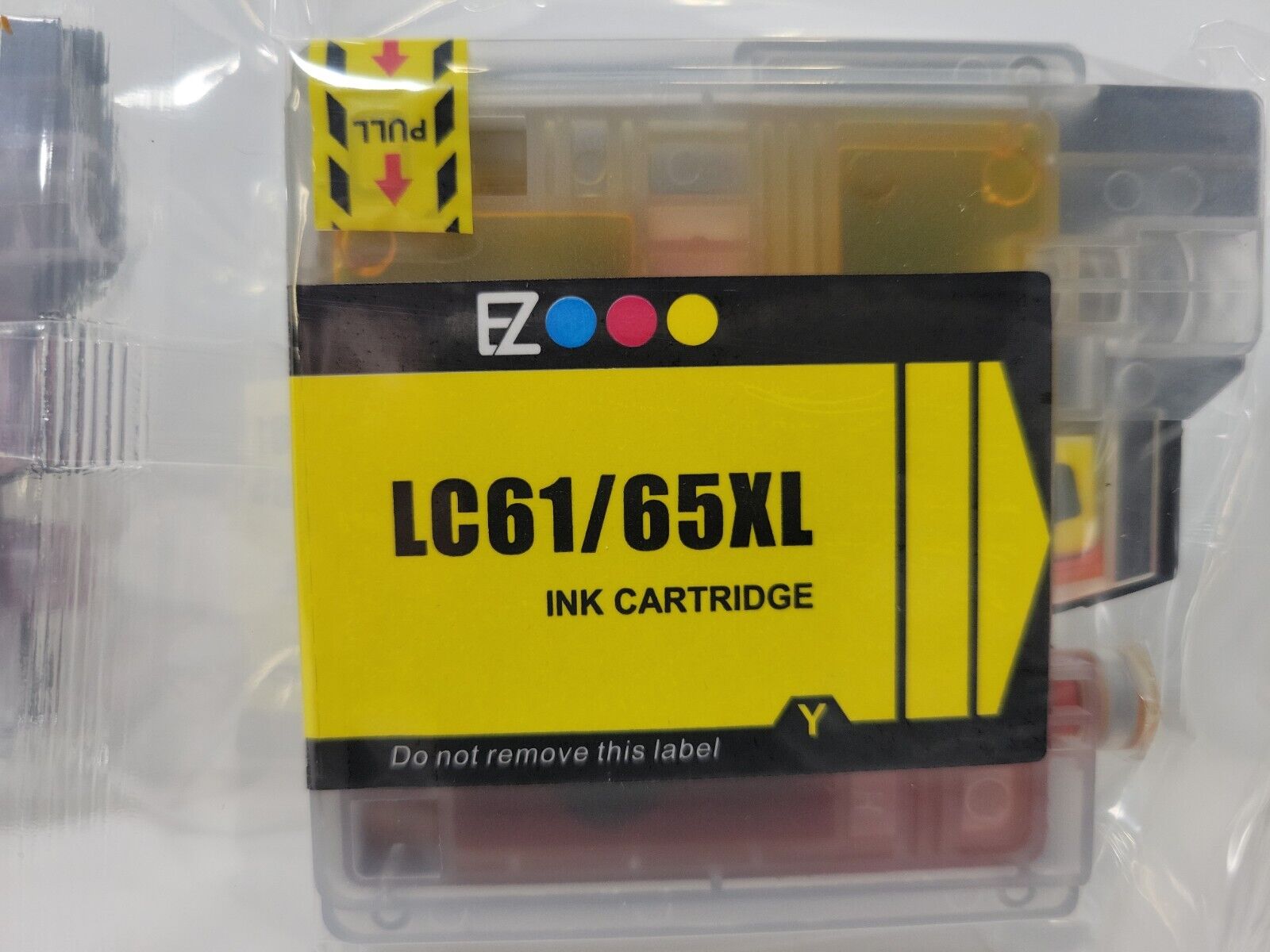 New EZInk LC61/65XL Ink Cartridges Brother Compatible Yellow Factory Sealed 