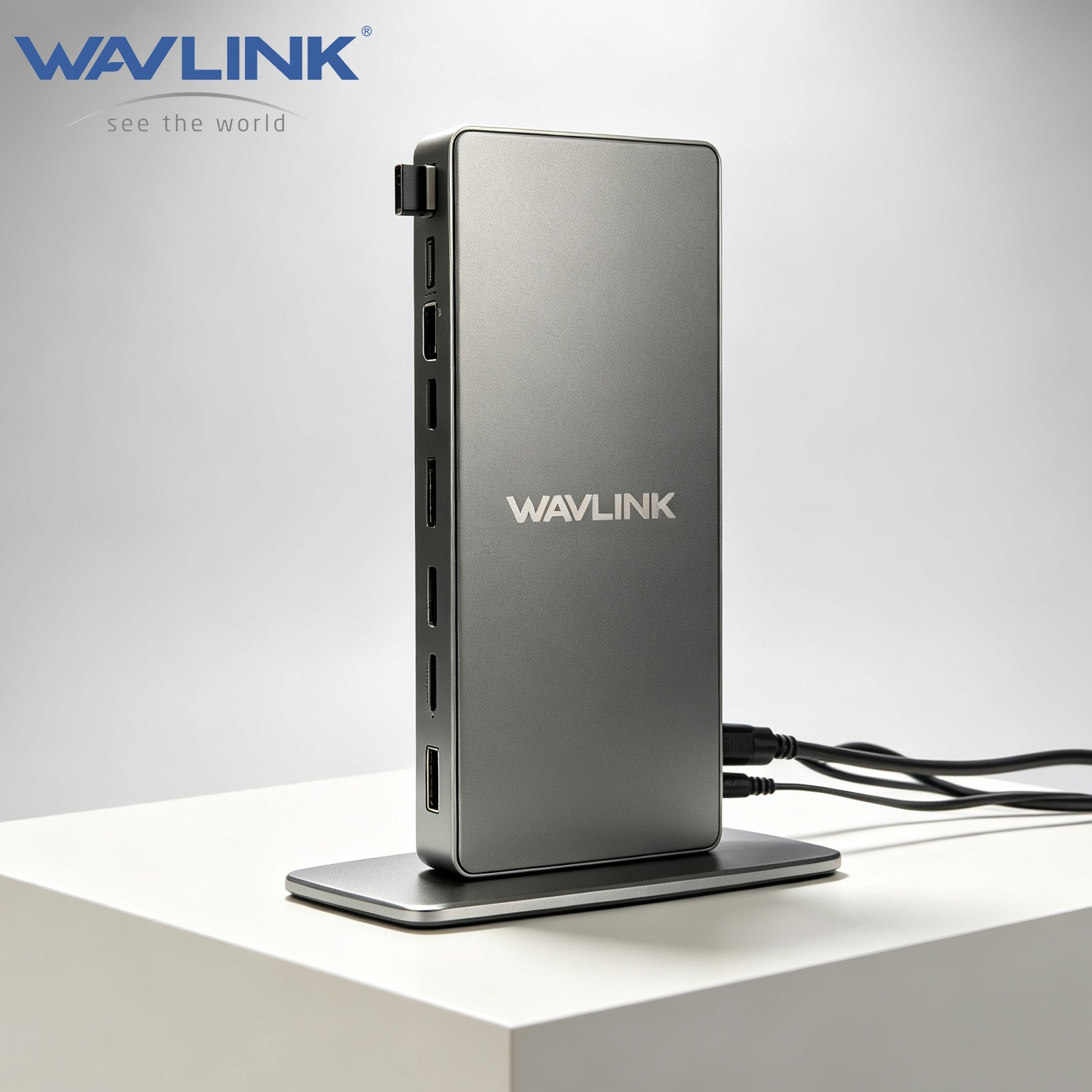 WAVLINK 14IN1 DisplayLink Docking Station Dual HDMI Monitor USB-C/A Laptop Dock