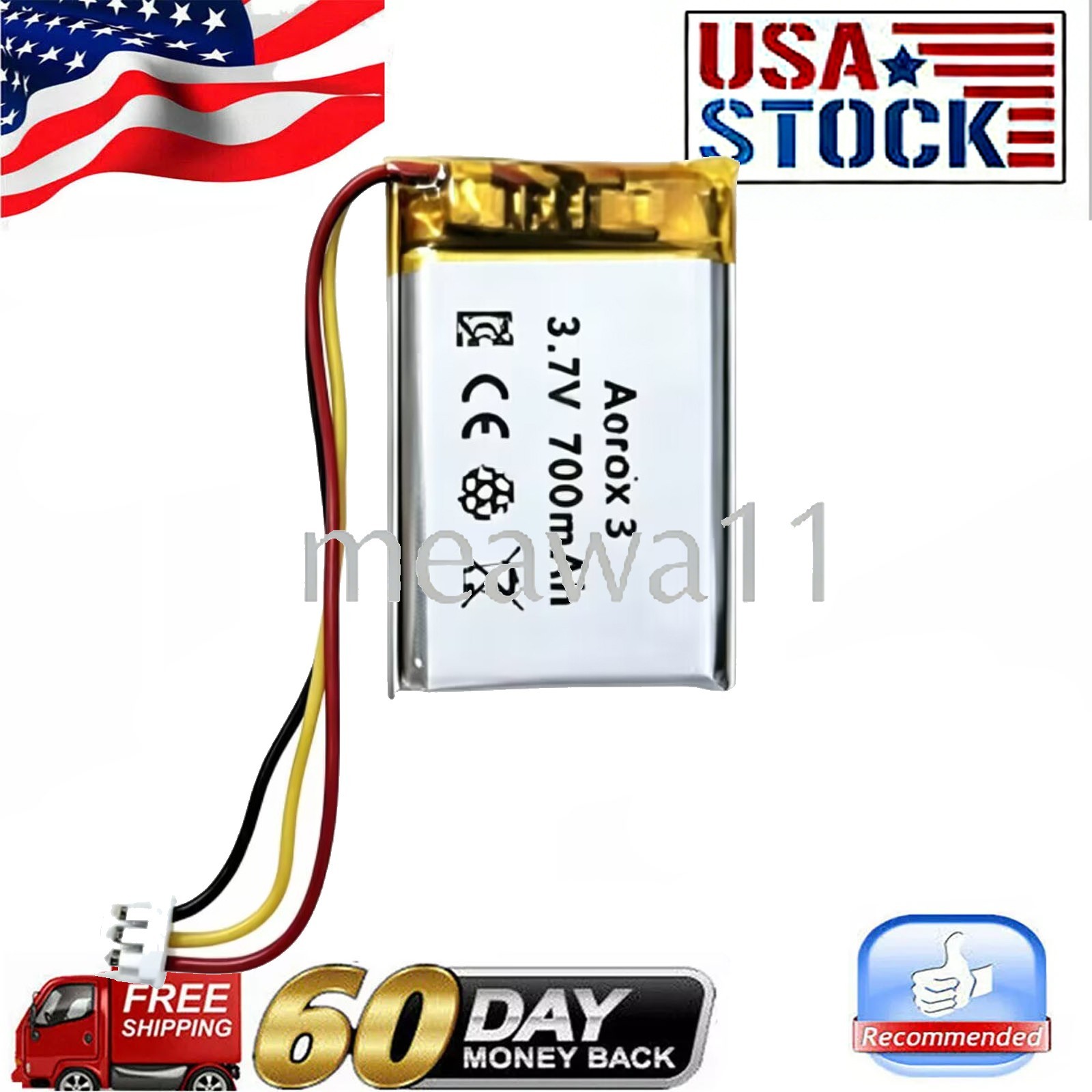 New Battery For SteelSeries Aerox 3 Wireless Optical Mouse Gaming Mouse