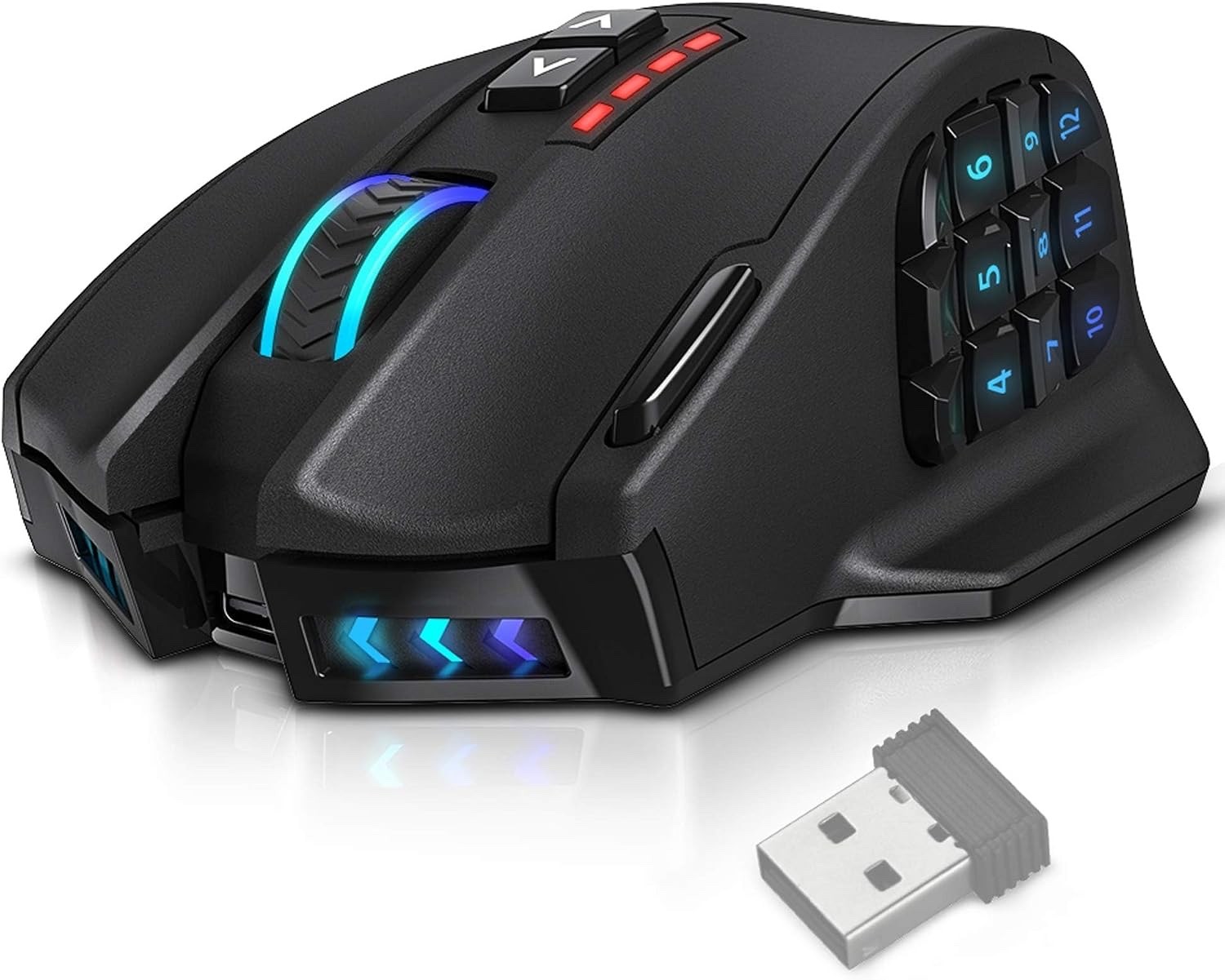 UtechSmart VENUS Pro Wireless/Wired Gaming Mouse 16000 DPI 16Btn RGB Black