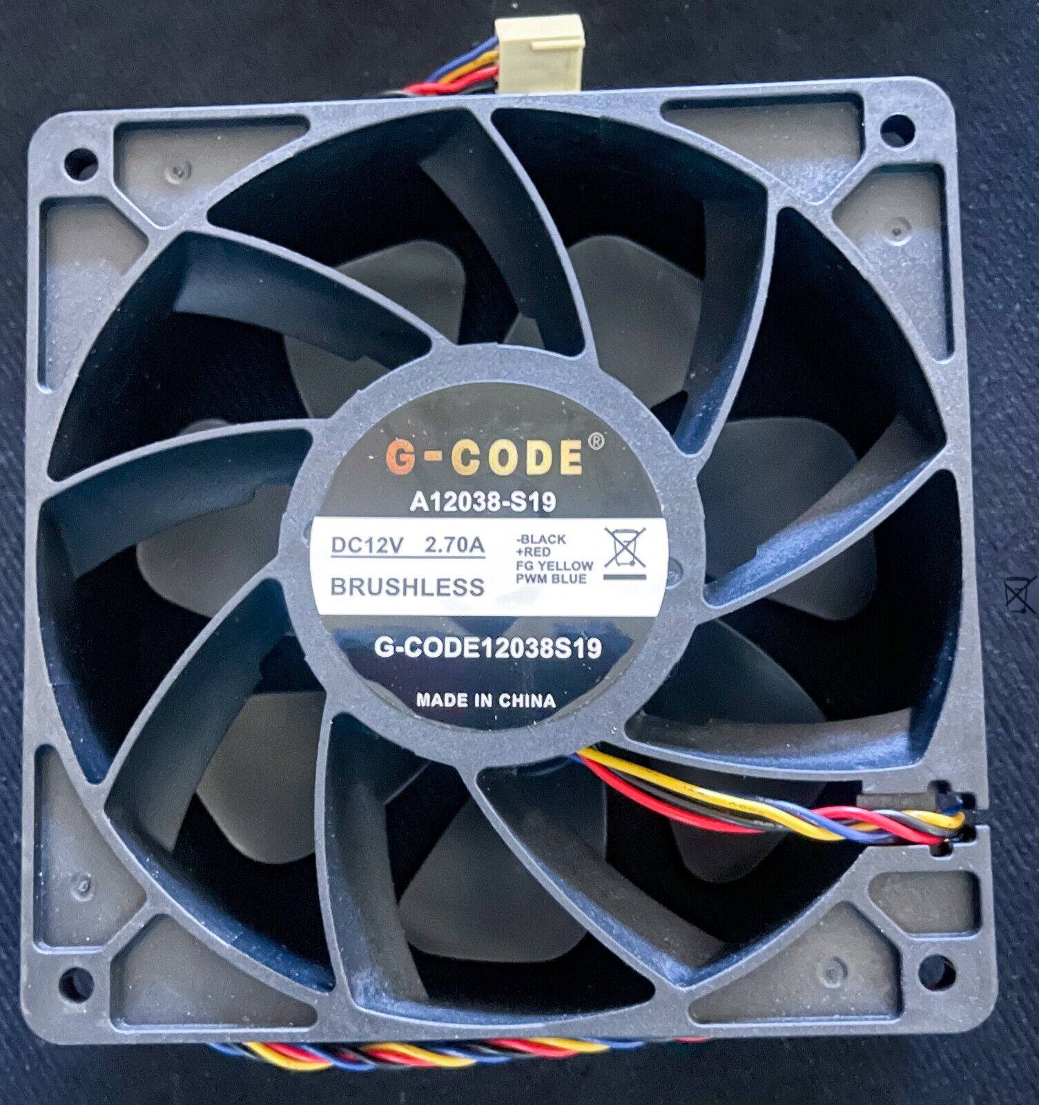 G-CODE Mining Server Fan For S19/T10 Series A12038-S19