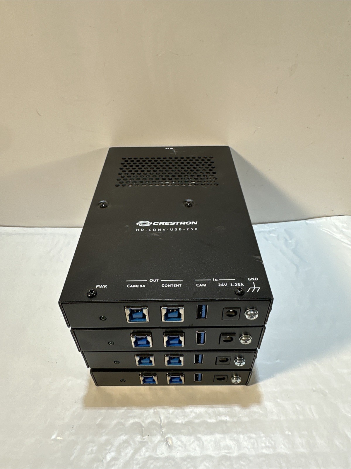 Lot Of 4 Crestron HD‑CONV‑USB‑250 HDMI USB3.0 AV Converter