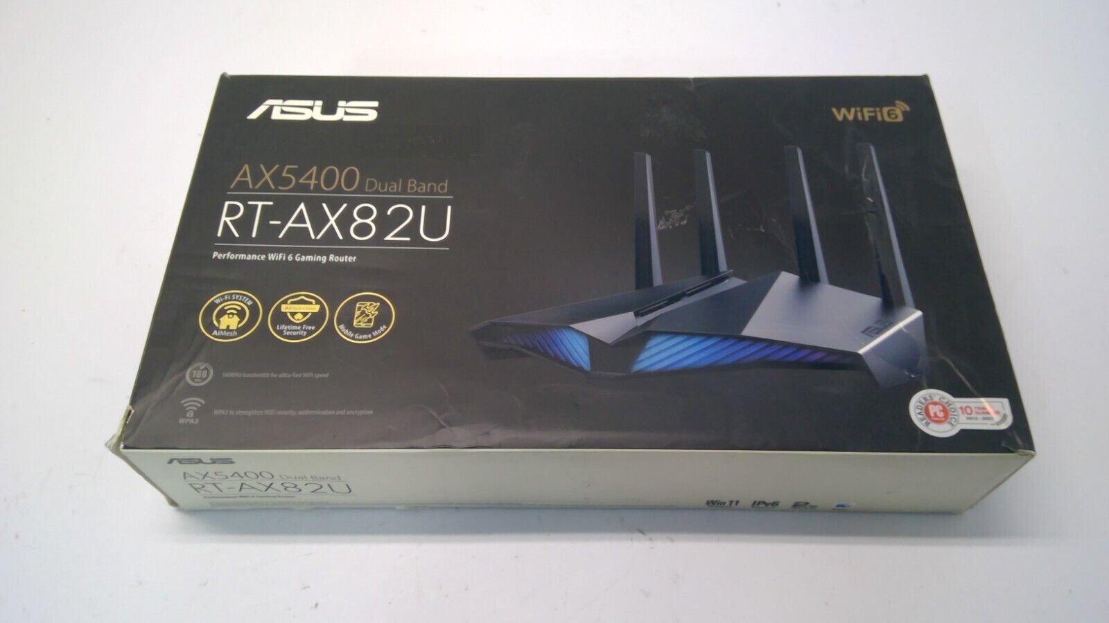 ASUS RT-AX82U (AX5400) Dual Band WiFi 6 Extendable Gaming Router Used