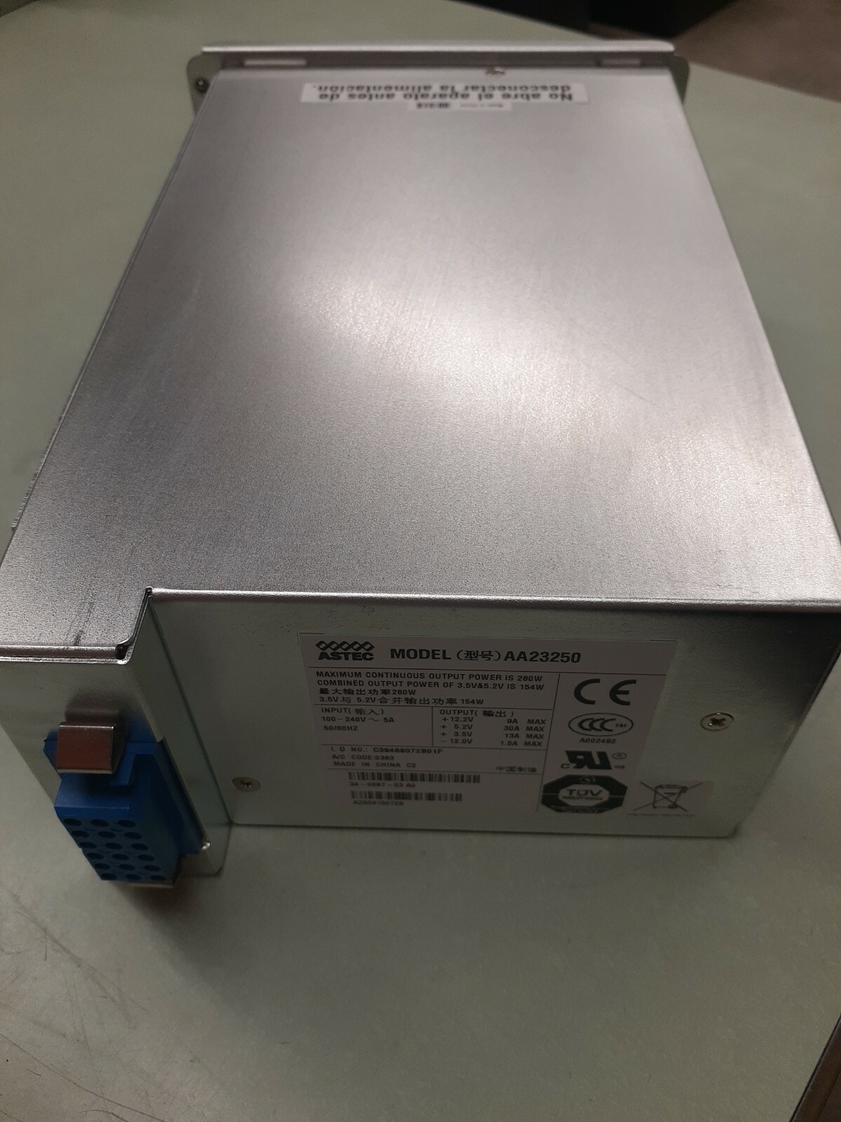 Astec AA23250 Power Supply