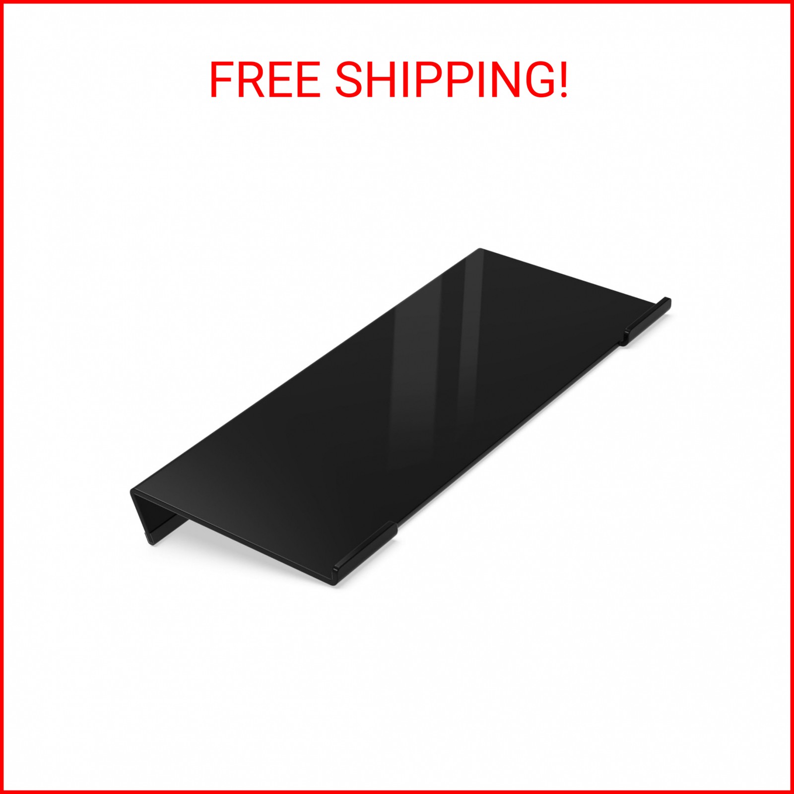 Egchi Acrylic Computer Keyboard Stand for Desk, Keyboard Riser Tilt Lift, Keyboa
