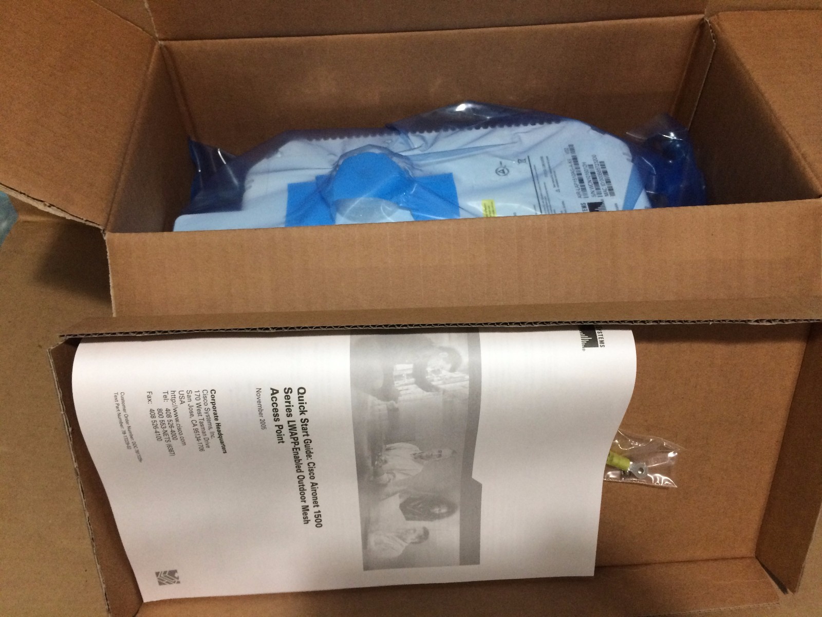 NEW OPEN Cisco AIR-LAP1510AG-A-K9 Outdoor Mesh Network Access Point,Aironet 1510