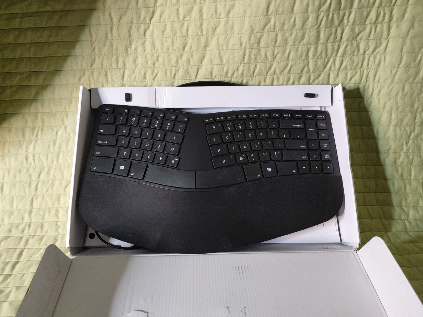 Matias Sculpted Ergonomic Rechargeable Keyboard for PC (fk413pcd)