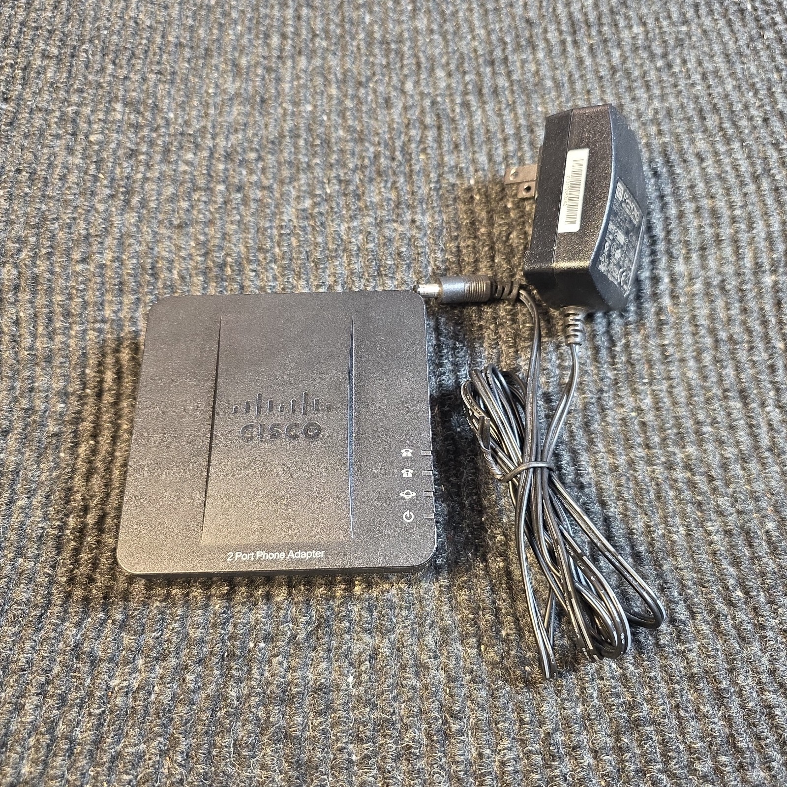 Cisco 2 Port Phone Adapter W/Power Supply Model SPA112