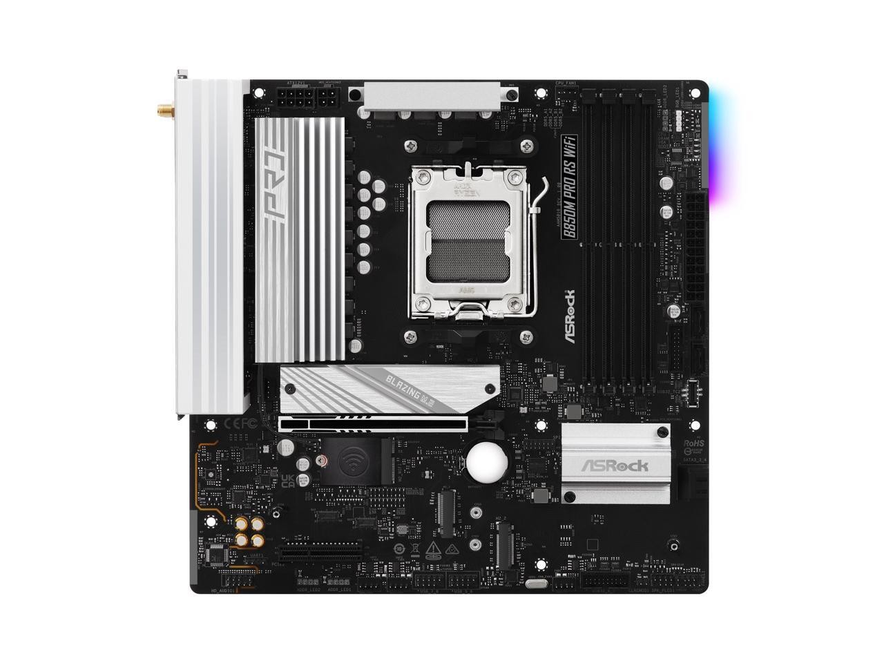 ASRock B850M PRO RS WIFI AM5 AMD B850 Micro ATX Motherboard