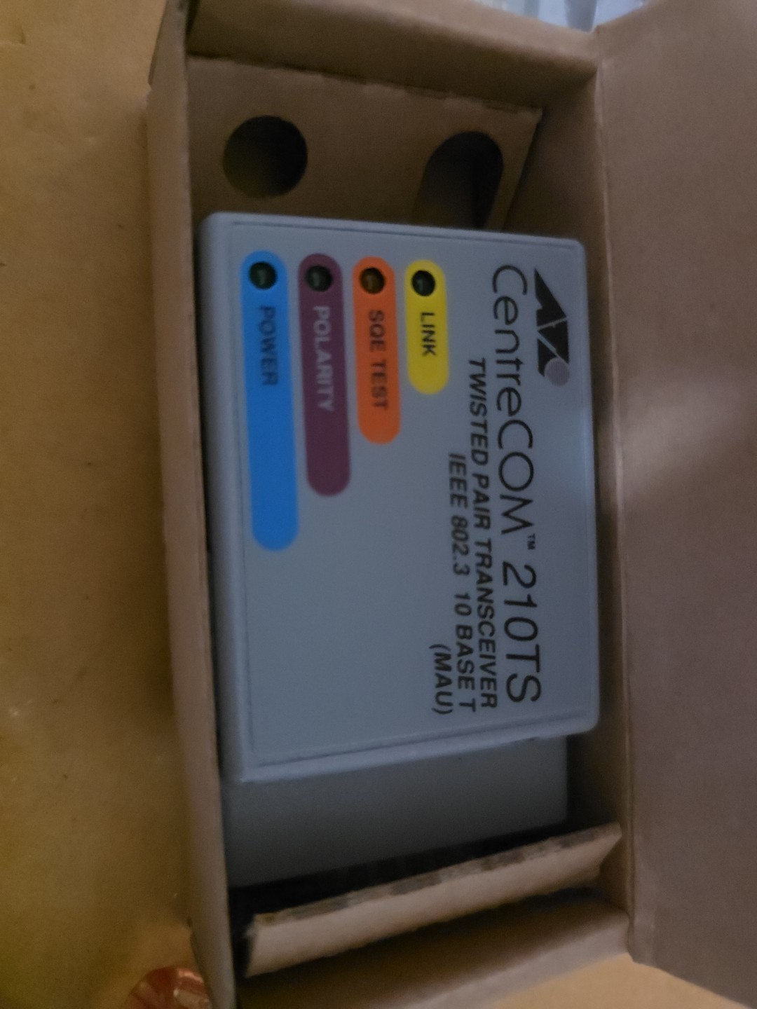 Allied Telesyn CentreCOM AT-210TS Twisted Pair Transceiver