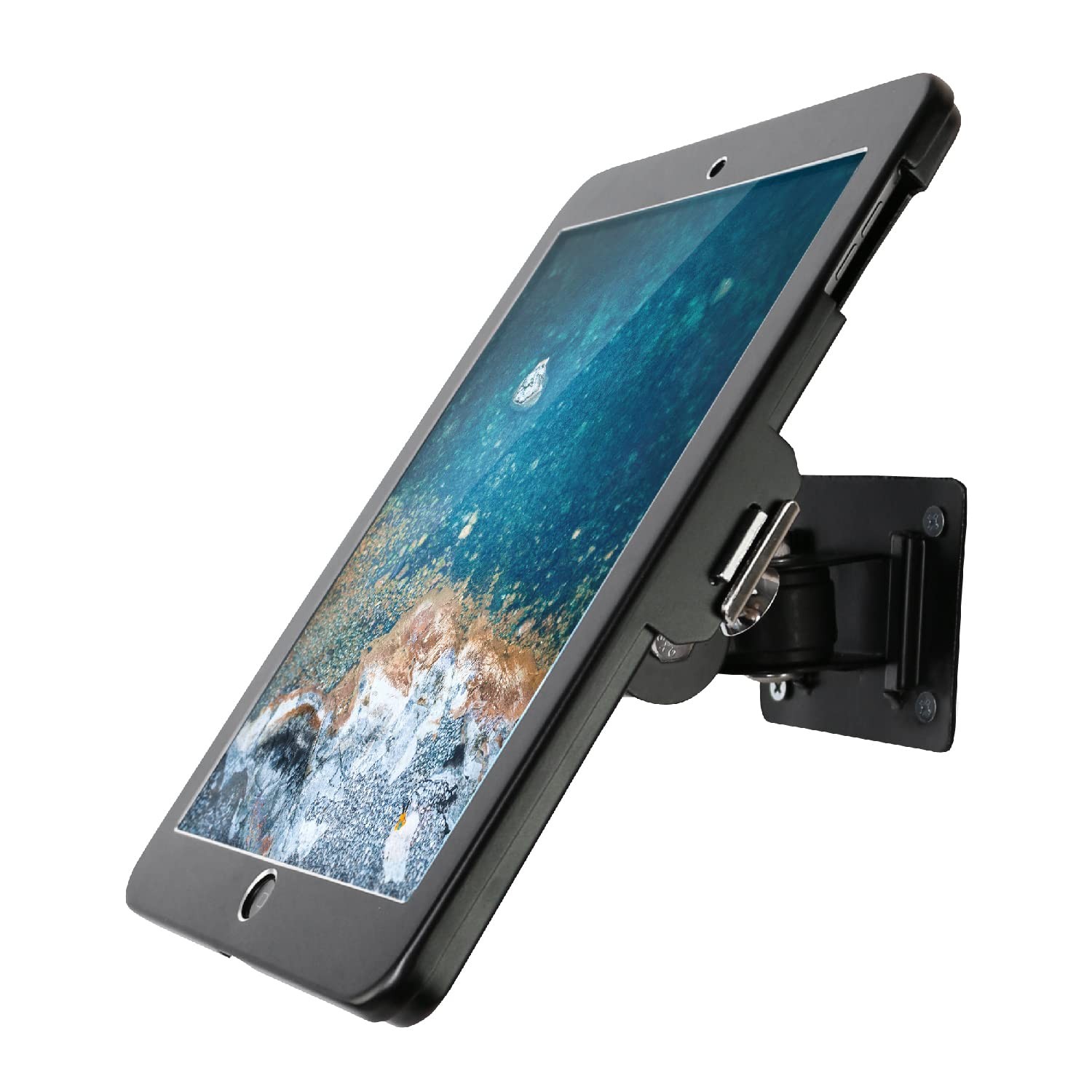 WeSTRUGGLE On Wall Mount Bracket for iPad 9.7 inches, Black 