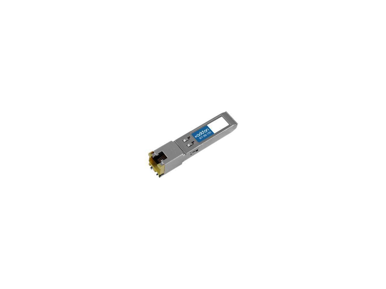 AddOn Cisco SFP-GE-T Compatible 1000Base-TX SFP Transceiver (Copper, 100m, RJ-45